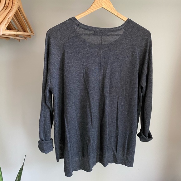 Charcoal Grey Long sleeve - Zara Size L - Picture 2 of 5